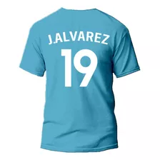 Lum - Remera Niño Julian Alvarez Manchester City - Algodon