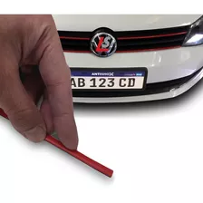 Vw Gol L/v Vira Roja 5 Mm De Ancho X Metro Moldura Adhesiva