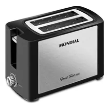 Mondial T-13 Tostador De Pães Smart Toast Preto E Inox 800w 220v