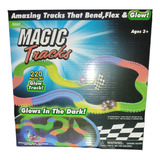 Pista Magica Magic Track 220 Piezas Luminosa Carro Luces Led