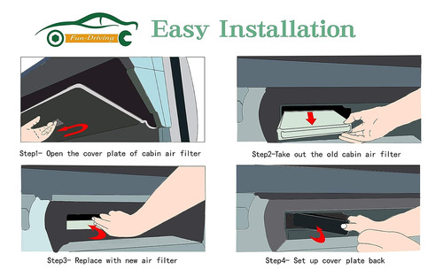 Filtro De Aire De 1 Paquete De Cabina Para Mazda 3 (2019-202 Foto 5