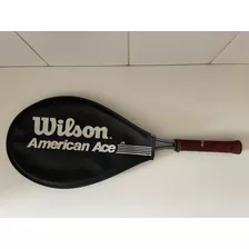 Raquete De Tênis Vintage Anos 80 Wilson Com Capa - No Estado