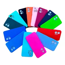 Capa Para Redmi Note 12 5g Silicone Colorido Toque Sensivel