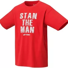 Playera Yonex Mens Stan The Man Red Talla S