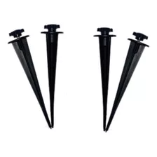 Pack X 4 Pincho Estaca Aluminio Para Reflector Led C/ Tuerca