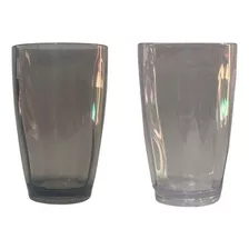 Vaso Plástico Acrílico Nuevo Transparente/fume 410 Ml