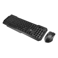 Combo Inalámbrico Teclado Multimedia + Mouse, Xtech Xtk-309s Color Del Mouse Negro Color Del Teclado Negro