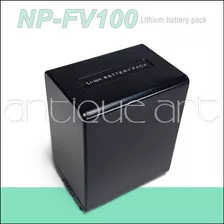 A64 Bateria Para Sony Np-fv100a High Power 3900mah Camcorder
