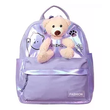 Mochila Infantil Kawaii Estilo Coreano Juvenil Con Lindo Oso