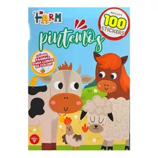 Revista Para Pintar Animales De La Granja Con Stickers Dibujos Grandes Colorear Infantil Pegatinas Para Los Más Pequeños Juega Con Tus Personajes Favoritos