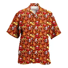 Camisa Pokemon Fuego