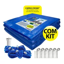 Capa De Piscina 5 Em 1 Proteção + Térmica Completa 3,5x2,5 M