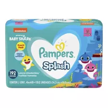 Pack Lenço Umedecido Pampers Splash 192 Unidades