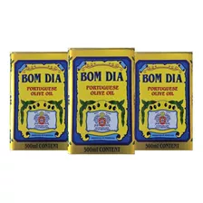 Azeite De Oliva Protuguês Bom Dia 500ml Lata Kit C/03