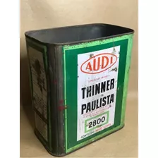 Lata Audi Thinner Paulista Antiga Usada 3,6l Automotiva