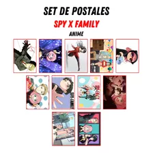 Set De 11 Postales - Spy X Family