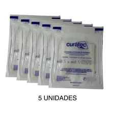 Kit Com 5 Compressa Emulsão De Petrolatum 7,6 X 7,6 Curatec