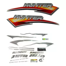 Kit De Adesivos Original Sundown Hunter 125