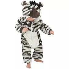 Macacão Fantasia Infantil Bebê Urso Ursinho Zebra