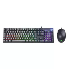 Kit Teclado + Mouse Gamer Km300f Preto Hp