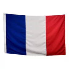 Bandeira Da França 4p (2,56x 1,80) Dupla Face