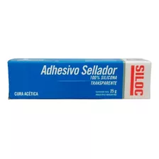 Sellador 100% Silicona Acetica Siloc Pomo 25g Trans.peceras Color Transparente