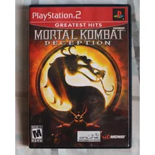 Mortal Kombat Deception Ps2 Original Seminovo Completo