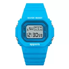 Reloj Cuadrado Deportivo Simple Y Elegante A Prueba De Agua