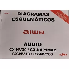 Livro Diagrama Esquemático Aiwa Audio Cx-nv30 / Cx-nap1mk2 / Cx-nv33 / Cx-nv700