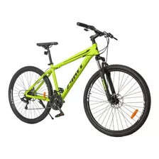 Mountain Bike Gadnic Mountain Mtb29 L 21v Cambios Shimano Color Verde Con Pie De Apoyo 