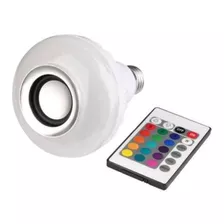 Lâmpada Bluetooth De Led Caixa De Som Com Controle 12w Rgb