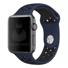 Pulseira Silicone Furos Compatível Com Apple Watch 45mm 41mm