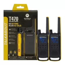 Rádio Comunicador Motorola T470 Talkabout 56km Prova D'água