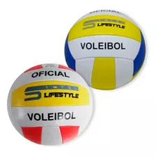 Bola De Volei Tamanho Oficial Praia Quadra Pvc, Vinil 22cm