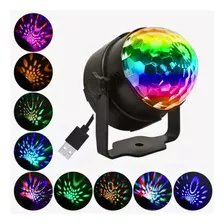 Bola Maluca Mini Globo Luz Led Rgb Para Discoteca Led20 