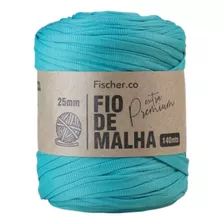 Fio De Malha Fischer 140m Crochê Artesanato Todas As Cores Cor 01 Azul Bonde