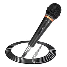 Hotec Micrófono De Mano Dinámico Vocal Premium Con Cable Xlr