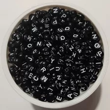 25gr Letras Pastillas Negro Y Blanco - Artesanias Bijouteria