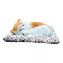 Peluche De Gato De Simulación: Regalo De Muñeca Dormida