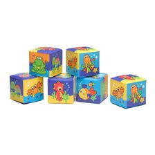 Juguete De Bebe Bloques Blandos Soft Blocks Playgro Color Multicolor
