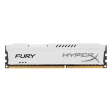 Memória Ram Fury Color Branco 8gb 1 Hyperx Hx316c10fw/8