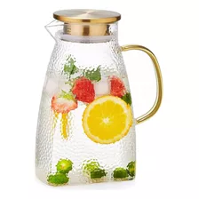 Jarra De Vidrio De 1600 Ml / 54 Oz Mango Y Tapa Puerta ...