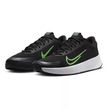 Tenis Para Hombre Nikecourt Vapor Lite 2 Negro/verde