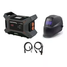 Soldadora Gladiador 200amp Profesional Compacta + Careta