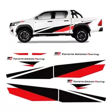 Calcos , Sticker, Laterales Hilux Gr Toyota Gazoo Racing 20