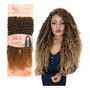 Cabelo Organico Cacheado Para Crochet Braids Weng + Agulha
