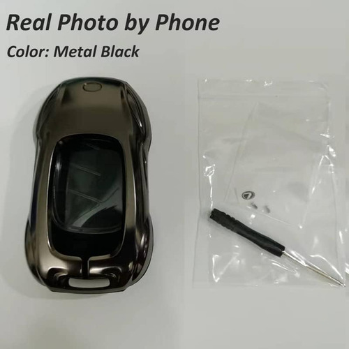 Funda Para Llavero De Metal Negro, Compatible Con Lexus Gs30 Foto 7
