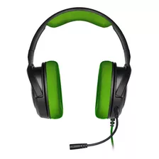 Audífonos Gamer Corsair Gamer Hs35 Stereo Negro Y Verde