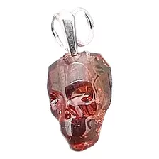 Dije Craneo 13mm 3d Skull Cristal Swarovski Plata 