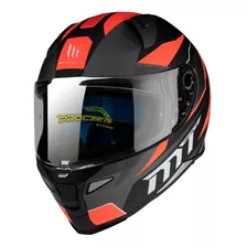 Casco Moto Mt Revenge 2 Certificado Negro Mate - Brillante 